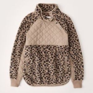 Asymmetrical Snap-Up Fleece